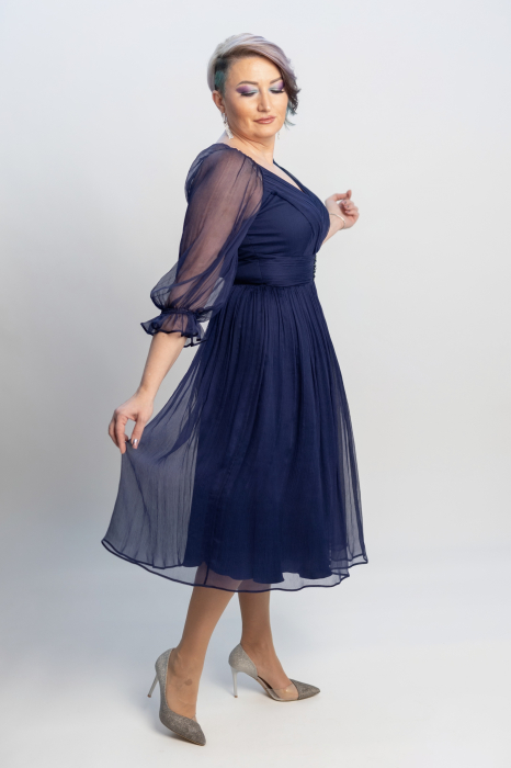 Rochie 1541 bleumarine Leonard [4]