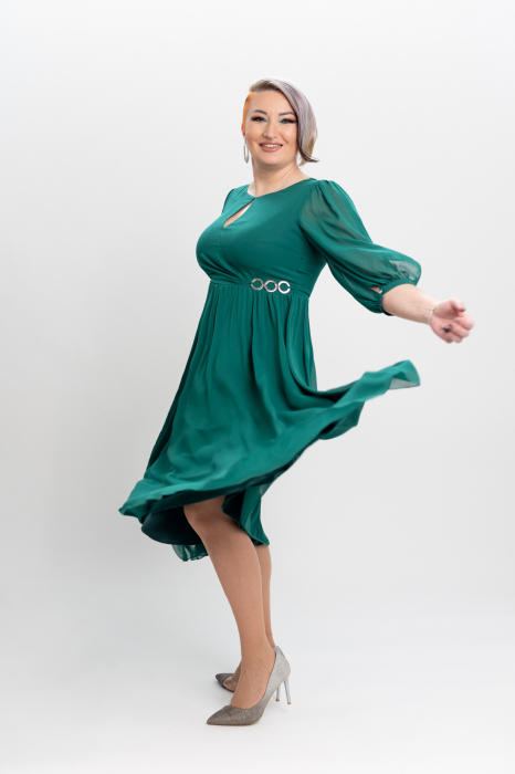 Rochie 1600 verde Leonard [3]