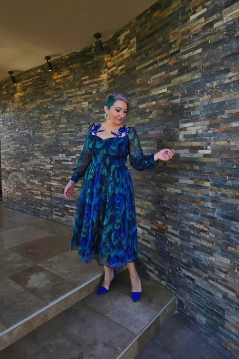 Rochie 1620 imprimata Leonard [3]