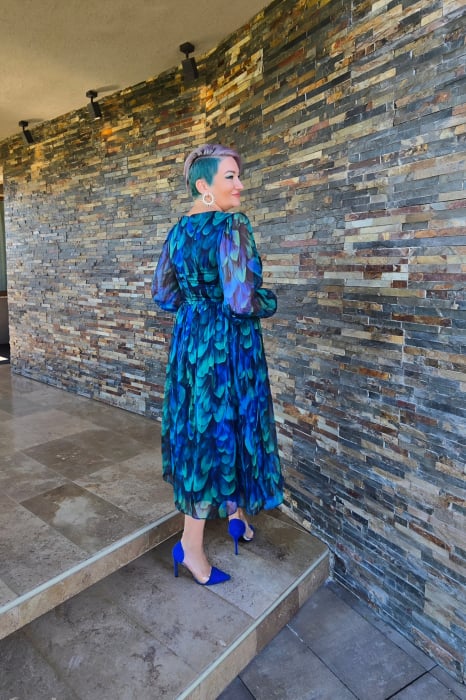 Rochie 1620 imprimata Leonard [5]