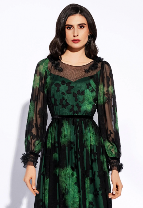 Rochie 1620 verde Leonard [3]