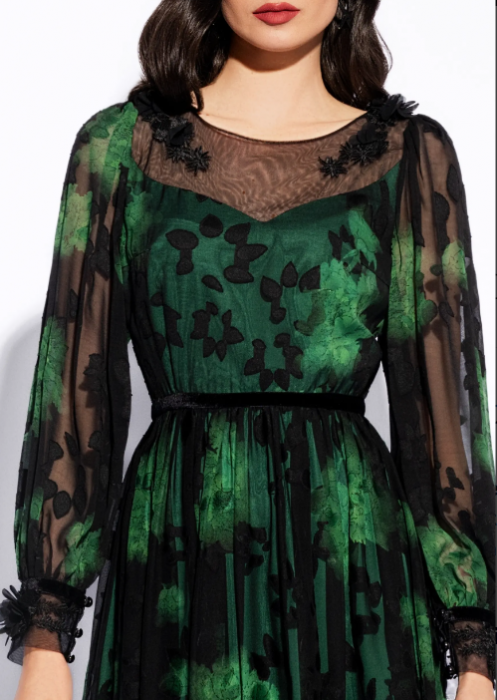 Rochie 1620 verde Leonard [4]