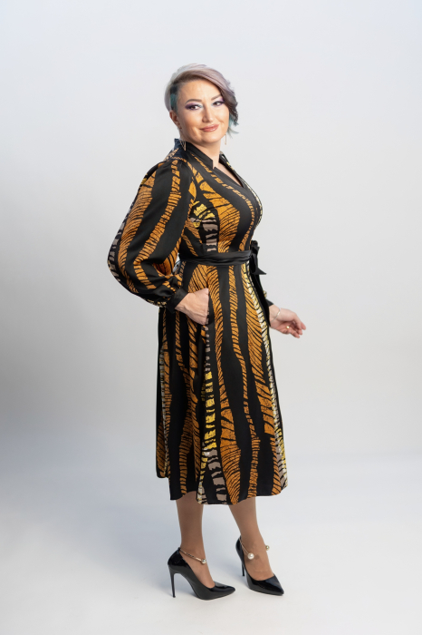 Rochie 1660 imprimeu Leonard [3]