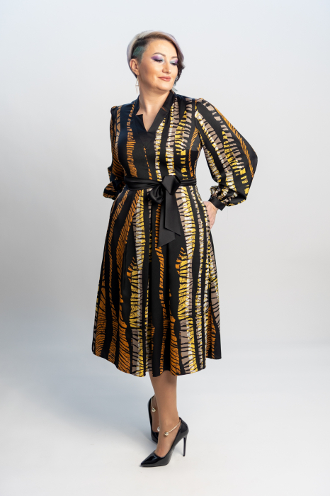 Rochie 1660 imprimeu Leonard [4]