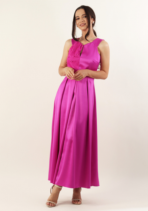 Rochie 1705 fuxia Moze