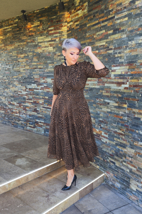 Rochie 1736 leopard Leonard [3]