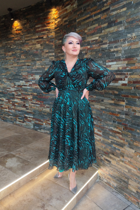 Rochie 1746 verde Leonard [2]