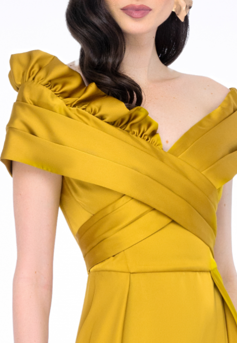 Rochie 1773 mustar Leonard [4]