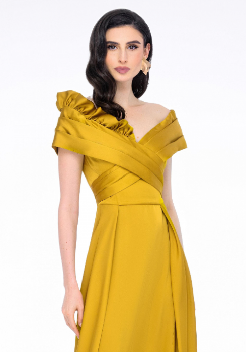 Rochie 1773 mustar Leonard [3]