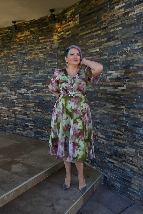 Rochie 1778 voal imprimat Leonard [2]