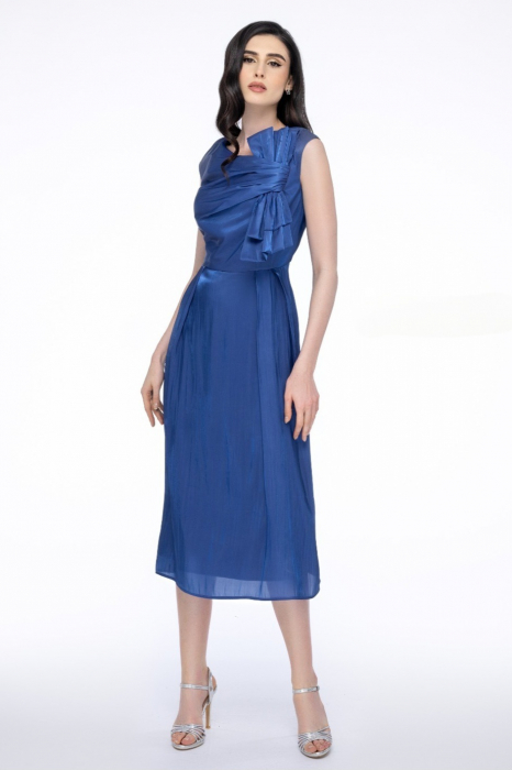 Rochie 1795 blue metalizat Leonard