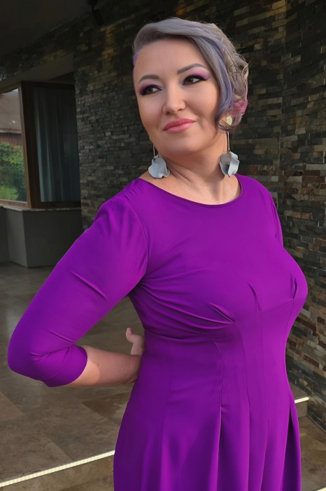 Rochie 1832 ultraviolet Leonard [4]