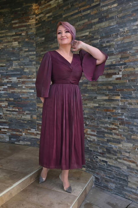 Rochie 1843 bordo Leonard 52 [3]