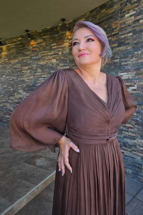 Rochie 1843 maro Leonard [6]