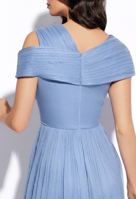 Rochie 1861 matase naturala blue Leonard [5]