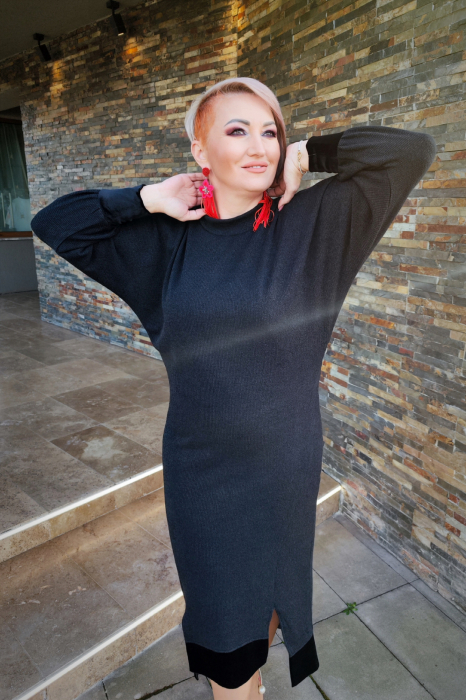 Rochie 1884 neagra Fany Lux M [3]