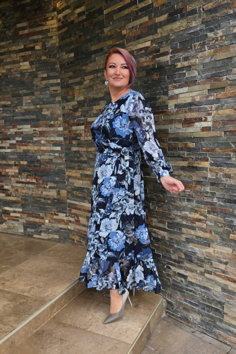 Rochie 1901 petrecuta inflorata Leonard [3]