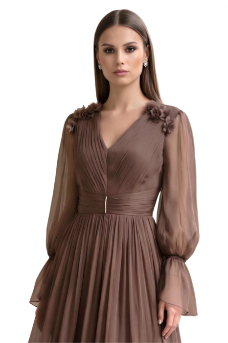 Rochie 1965 maro matase naturala Leonard [2]