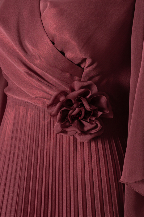 Rochie 200 grena plisata Viada [3]