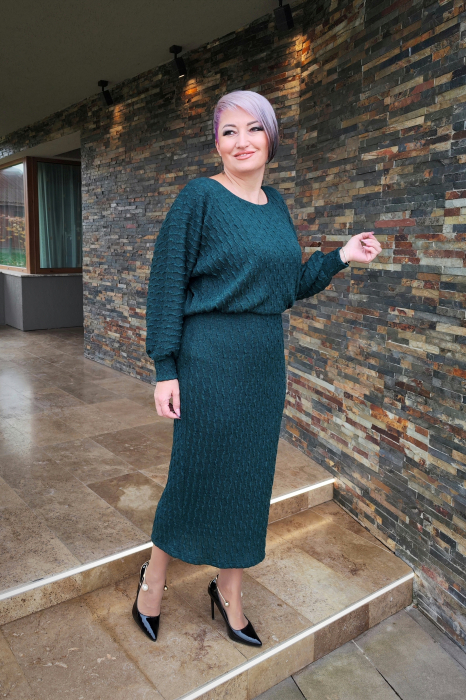 Rochie 2075 verde Fany Lux [5]