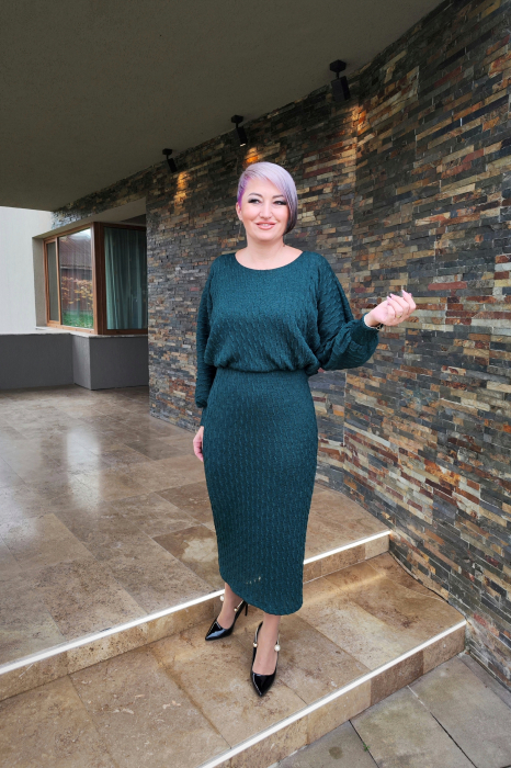 Rochie 2075 verde Fany Lux [2]