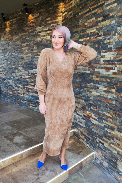 Rochie 2079 bej Fany Lux [4]