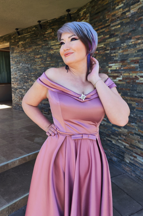 Rochie 2085 pudra MBG [8]