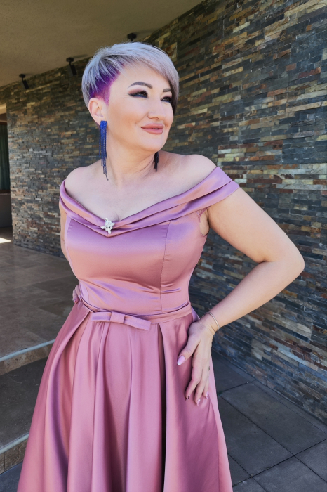 Rochie 2085 pudra MBG [7]