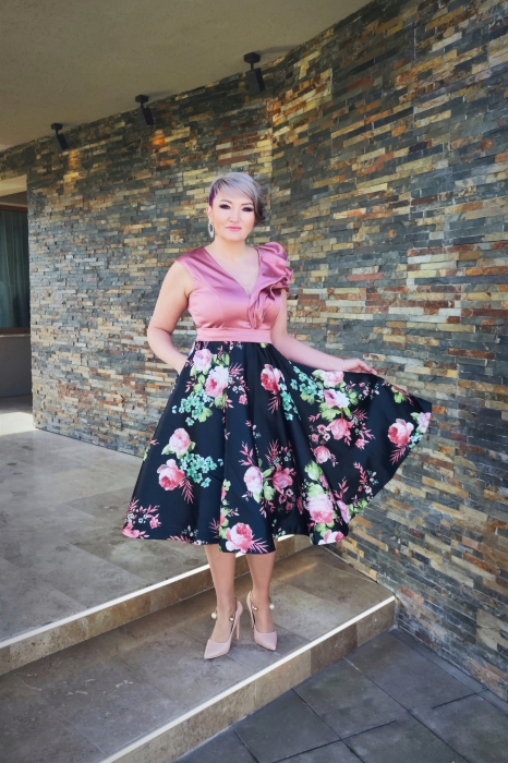 Rochie 2086 pudra MBG 40 [5]