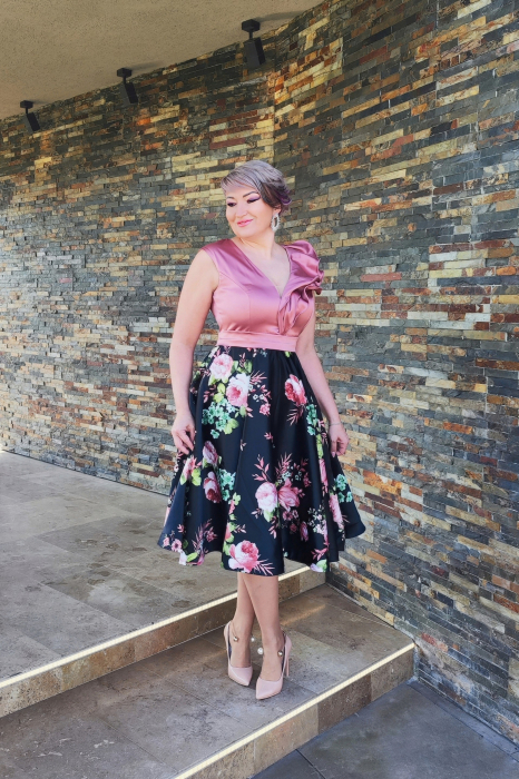 Rochie 2086 pudra MBG 40 [2]
