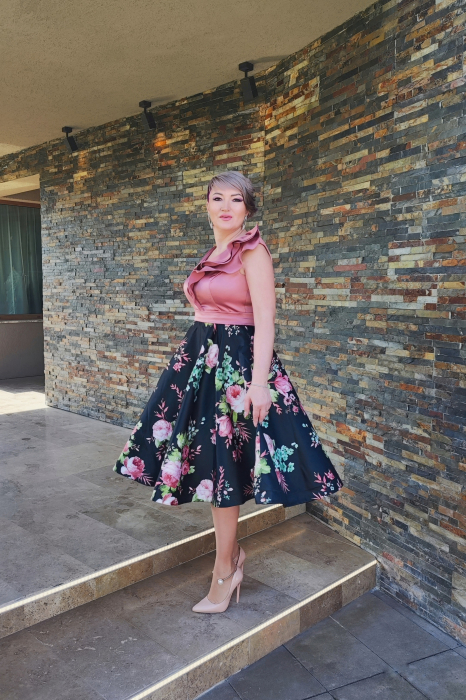 Rochie 2086 pudra MBG 40 [3]