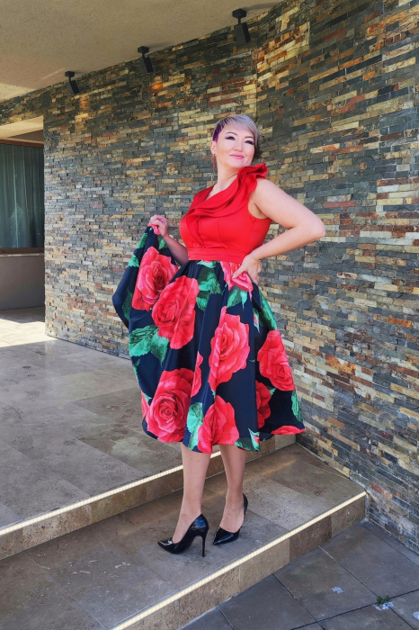 Rochie 2086 rosie MBG 38 [3]