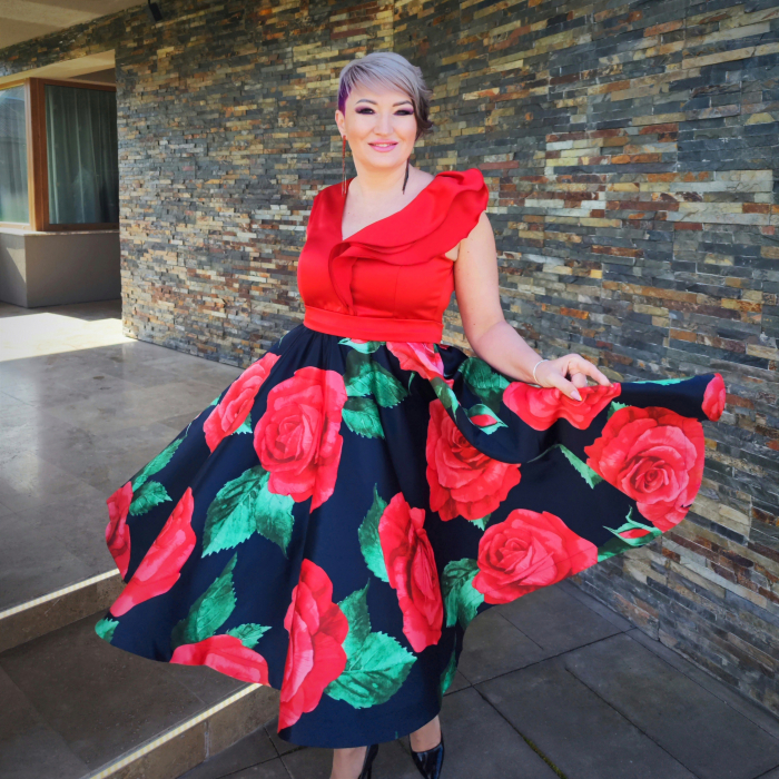 Rochie 2086 rosie MBG 38 [5]