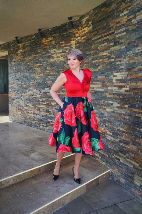 Rochie 2086 rosie MBG 38 [4]