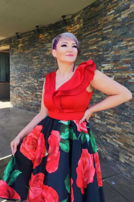Rochie 2086 rosie MBG 38 [8]