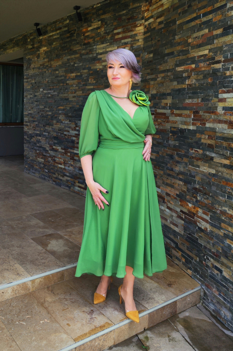 Rochie 2116 verde Fany Lux [7]