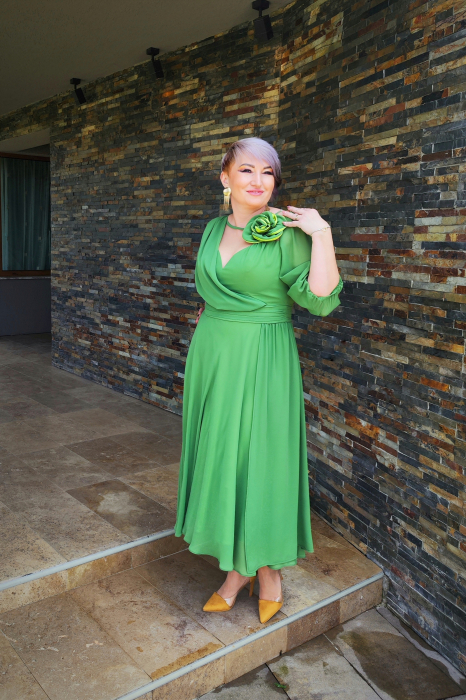 Rochie 2116 verde Fany Lux [3]
