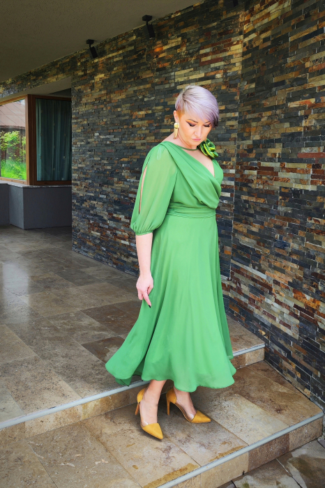 Rochie 2116 verde Fany Lux [6]