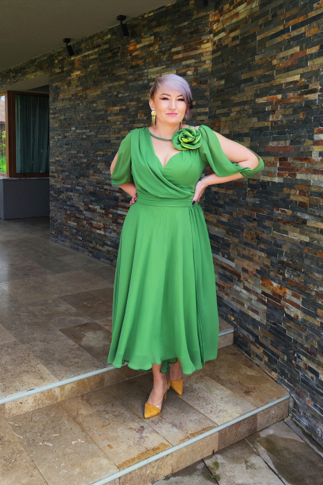 Rochie 2116 verde Fany Lux [8]