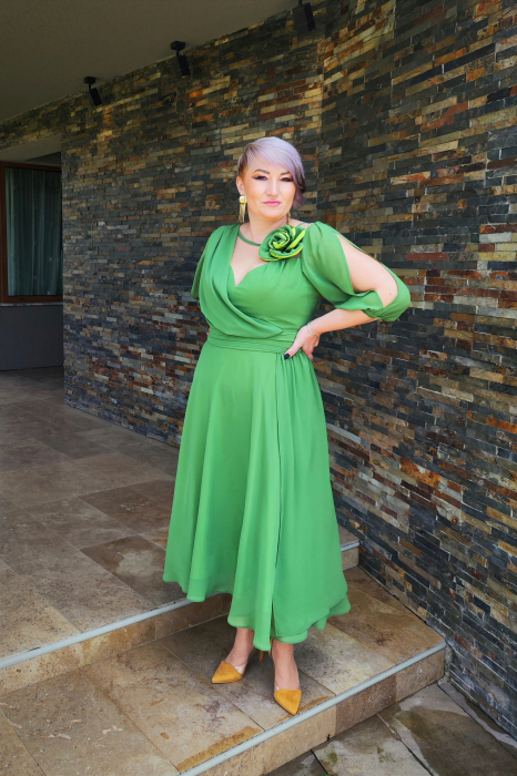 Rochie 2116 verde Fany Lux [4]