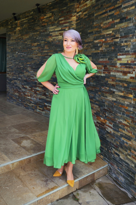 Rochie 2116 verde Fany Lux [2]