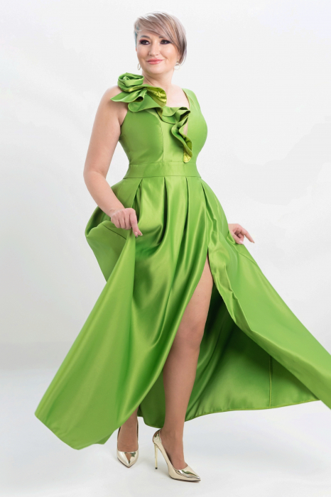 Rochie 2117 verde Fany Lux [2]
