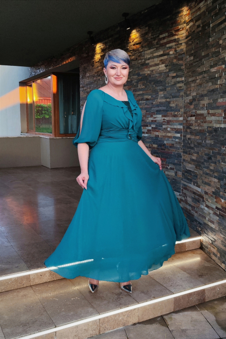 Rochie 2118 turquaz Fany Lux [4]