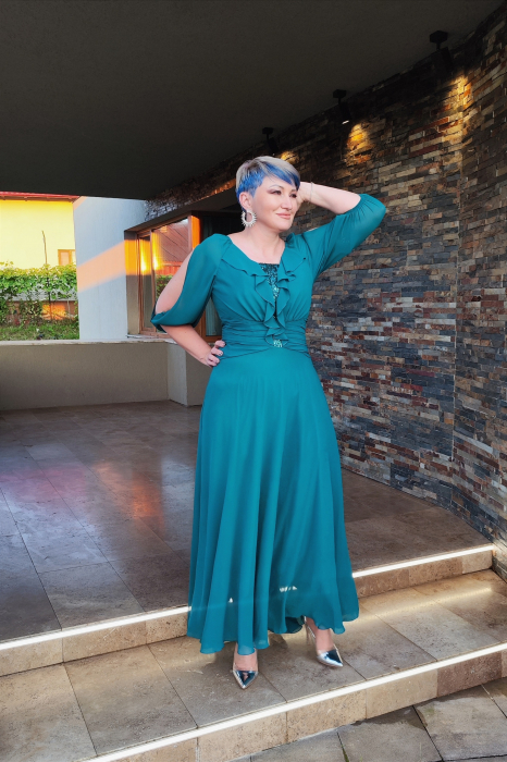 Rochie 2118 turquaz Fany Lux [3]