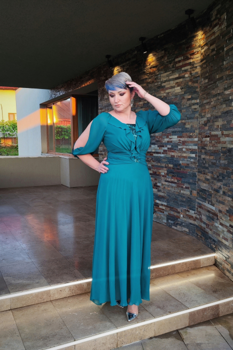 Rochie 2118 turquaz Fany Lux [2]