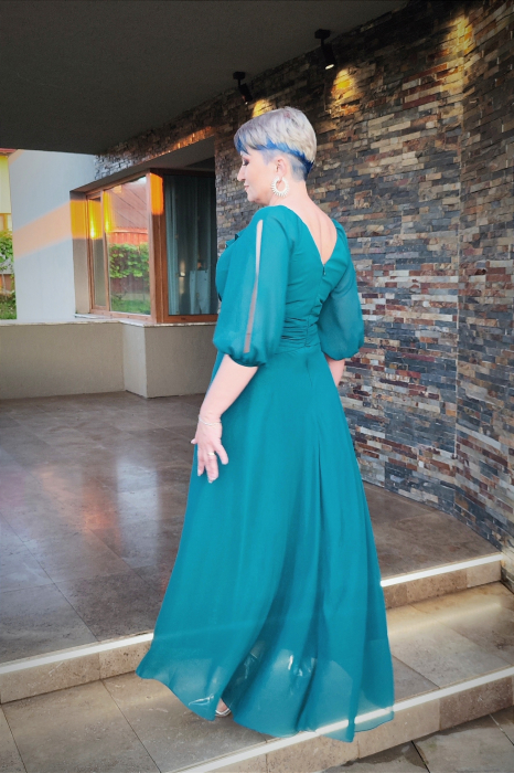 Rochie 2118 turquaz Fany Lux [7]