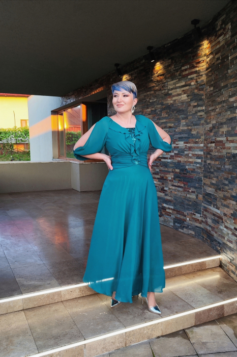 Rochie 2118 turquaz Fany Lux [6]