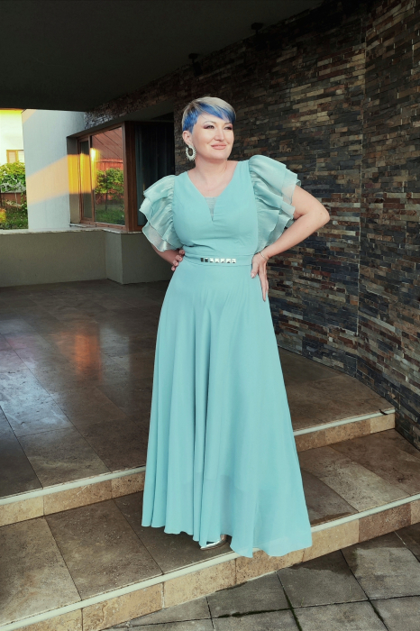 Rochie 2121 blu Fany Lux [2]
