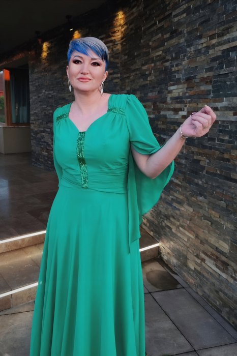Rochie 2124 verde Fany Lux [3]