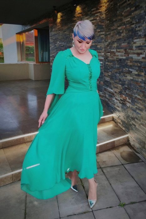 Rochie 2124 verde Fany Lux [2]